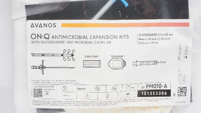 Avanos PM010-A On-Q Antimicrobial Expansion Kits W/Cath. 2.5inch & Ndle (x)